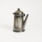 Vintage Pewter Chocolate Pot on a white background at Addison West