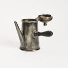Vintage Pewter Chocolate Pot on a white background at Addison West