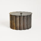 Vintage Brass Hinged Box on a white background at Addison West