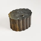 Vintage Brass Hinged Box on a white background at Addison West