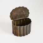 Vintage Brass Hinged Box on a white background at Addison West