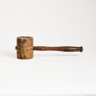 Vintage Wood Mallet on a white background at Addison West