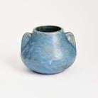 Vintage Blue McCoy Vase on a white background at Addison West