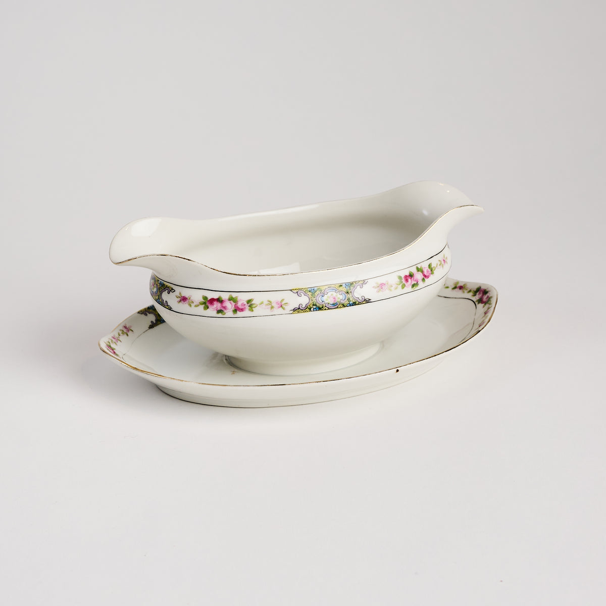 Vintage Gravy Boat on a white background at Addison West