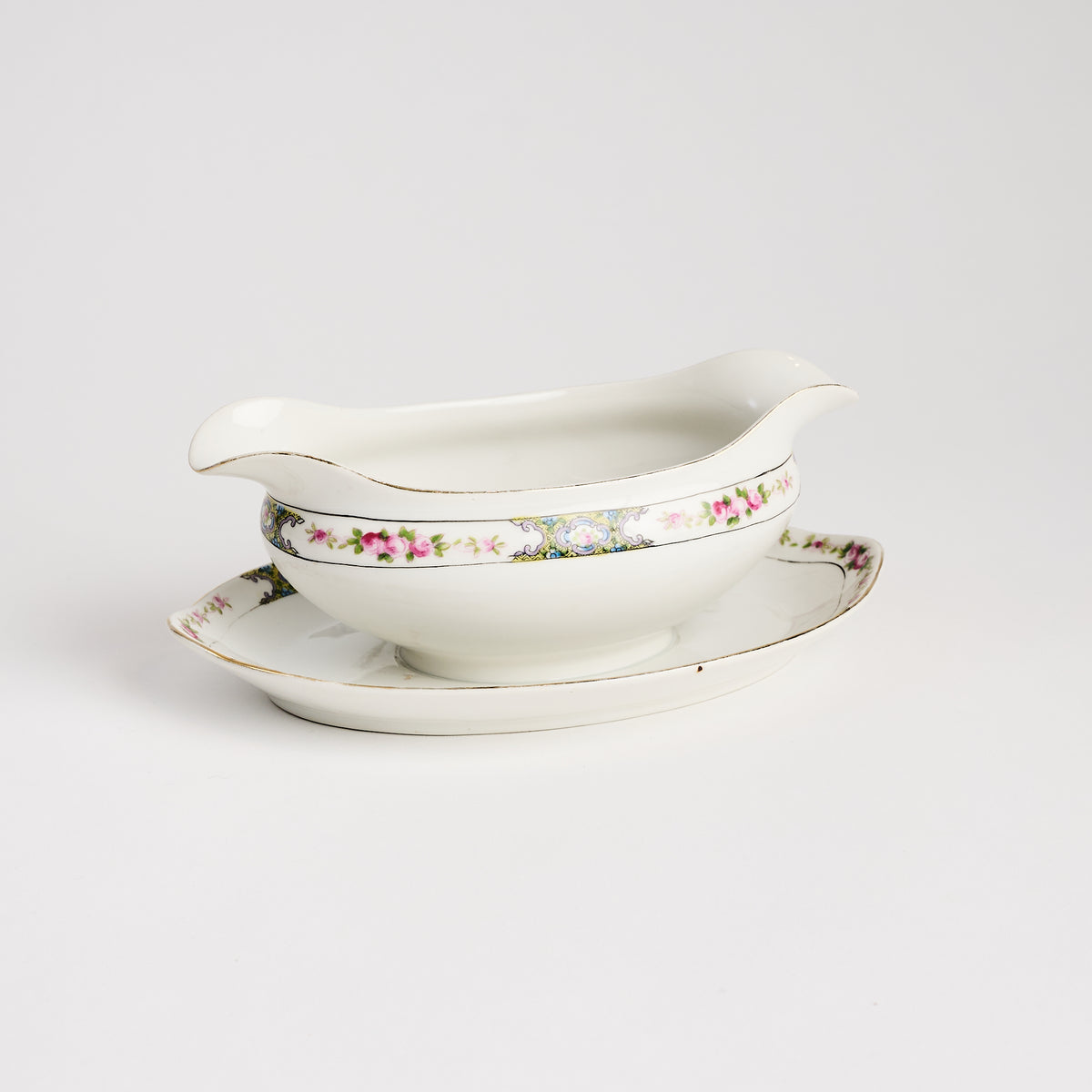 Vintage Gravy Boat on a white background at Addison West