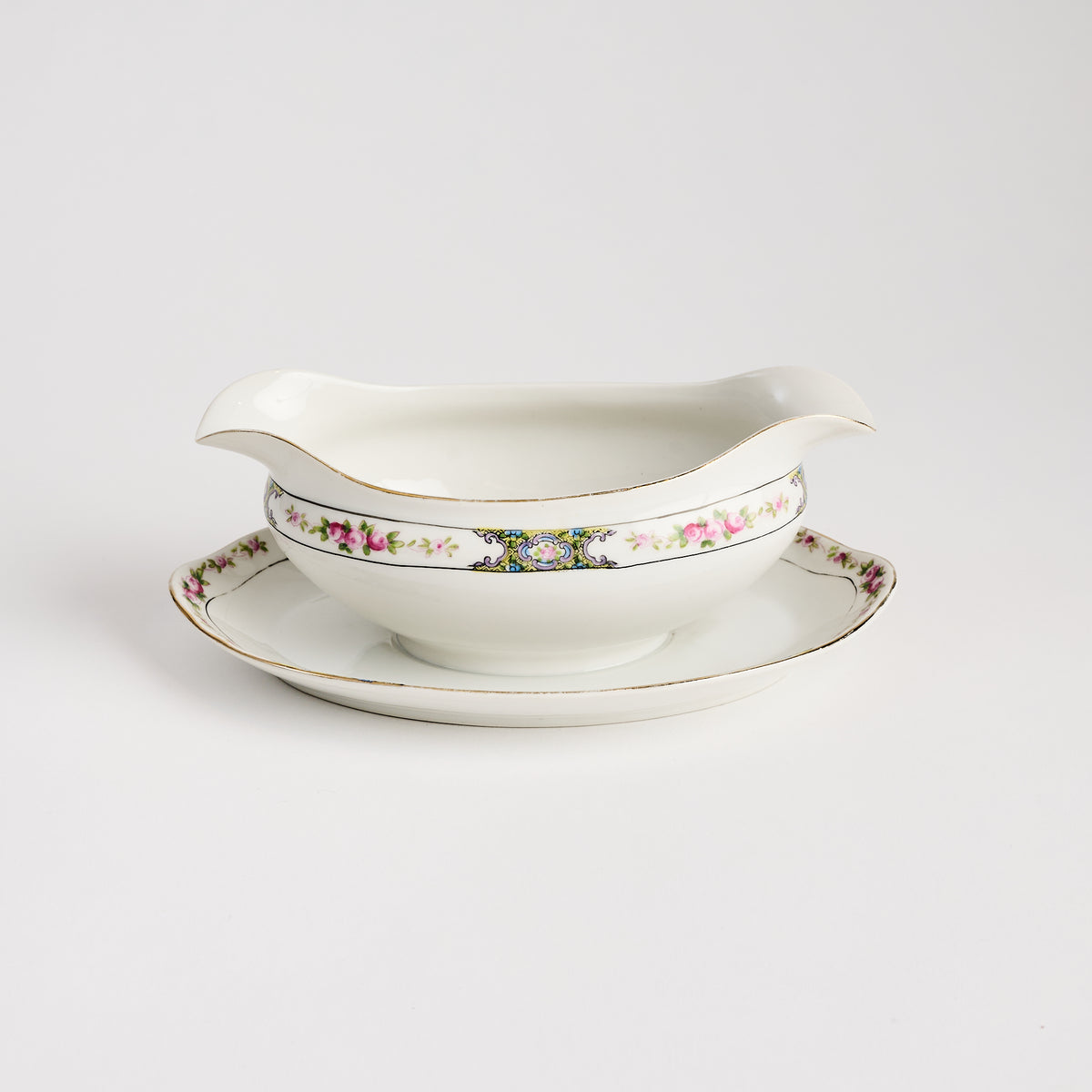 Vintage Gravy Boat on a white background at Addison West