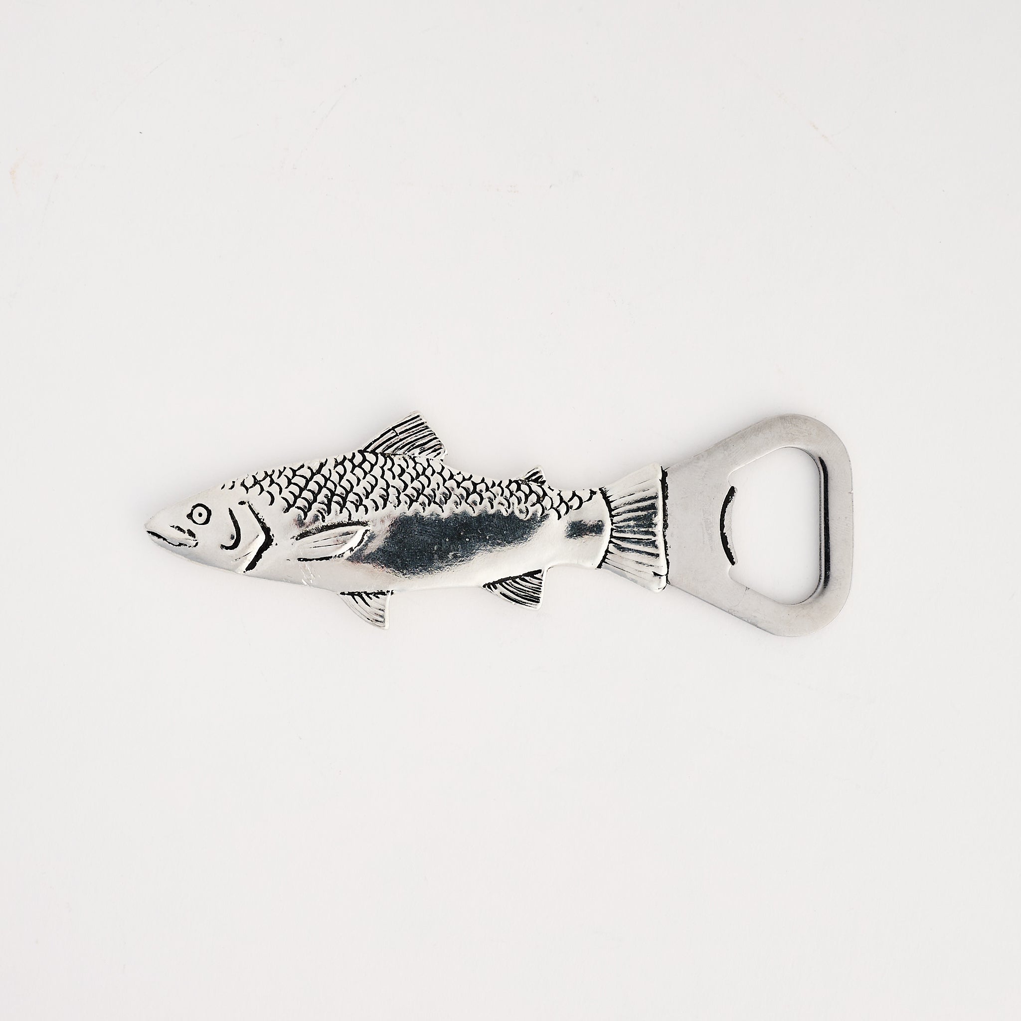 Fish Bottle Opener on a white background at Addison West