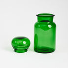 Vintage Wide Belgian Apothecary Jar on a white background at Addison West
