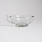 Vintage Glass Sauce Dish on a white background at Addison West