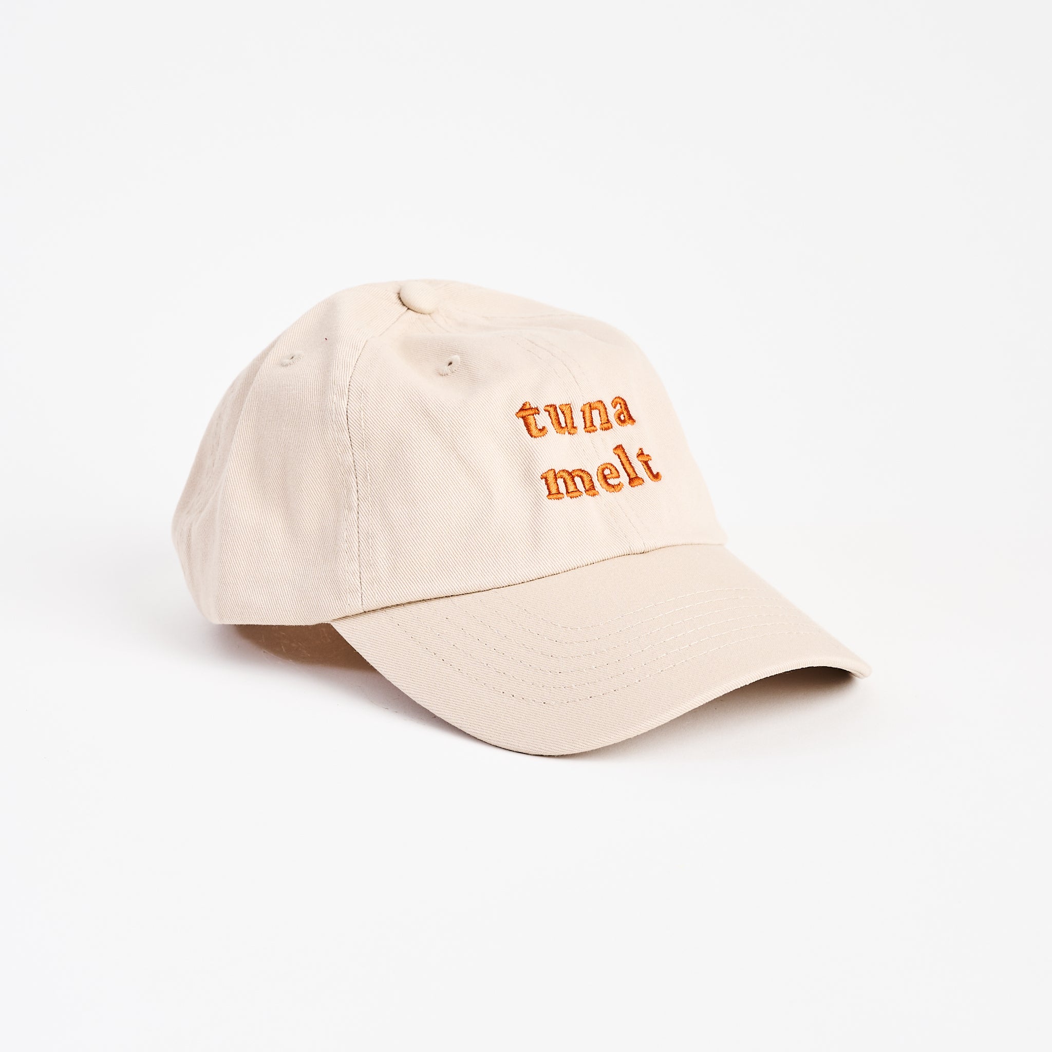 Tuna Melt Baseball Hat on a white background at Addison West
