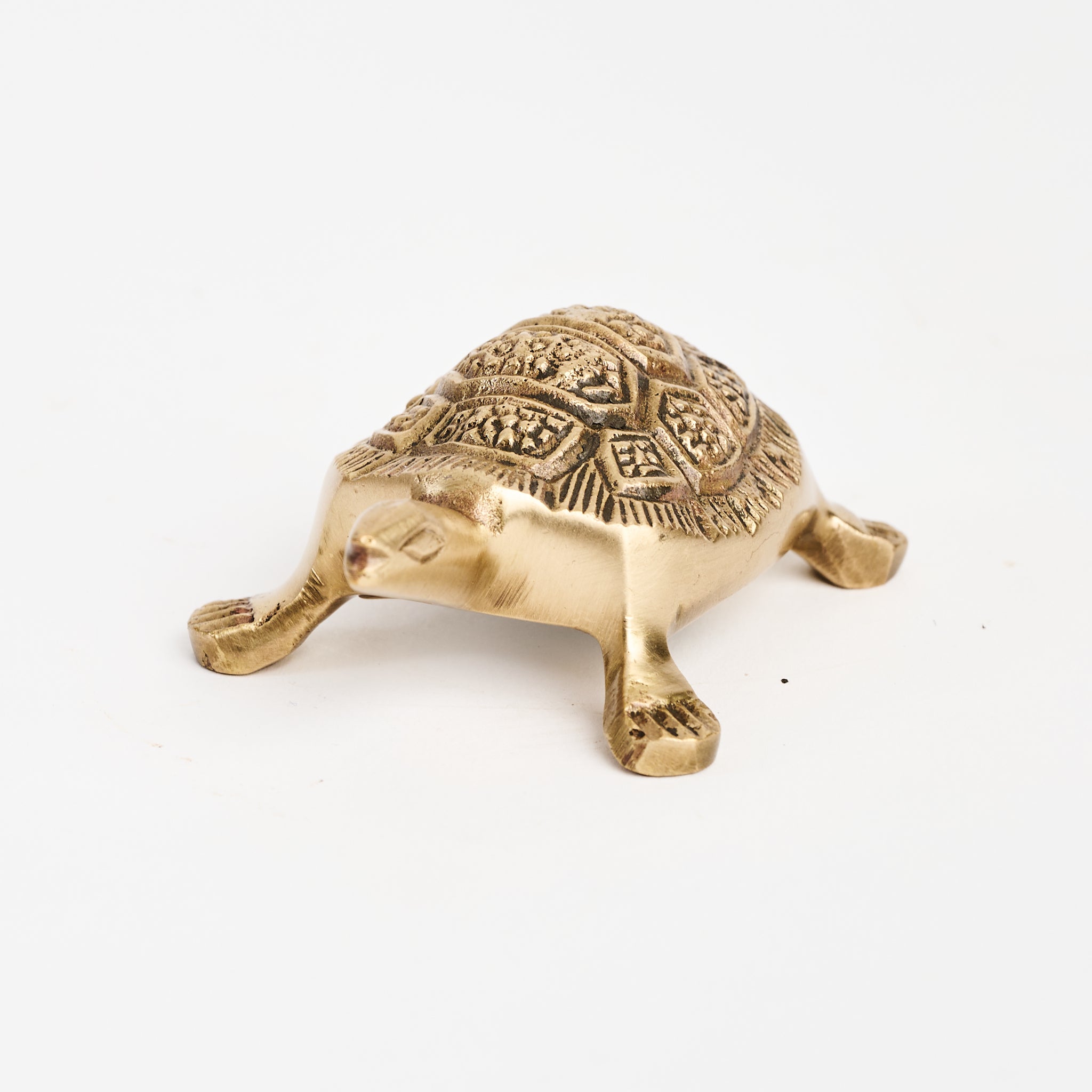 Brass Turtle Bottle Opener on a white background at Addison West