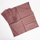 Aubergine Homespun Napkins, Set of 4 on a white background at Addison West
