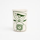 Stephanie Verdun Small Cup in Dark Green on a white background at Addison West