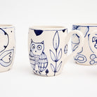Stephanie Verdun Barrel Mug in Blue & French Blue