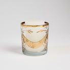 Garland Gold Etched Tealight Holder on a white background at Addison West