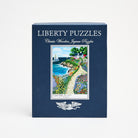 Liberty Puzzle Coastal Calling on a white background at Addison West