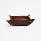 The Scrappy Catchall in Chestnut on a white background at Addison West