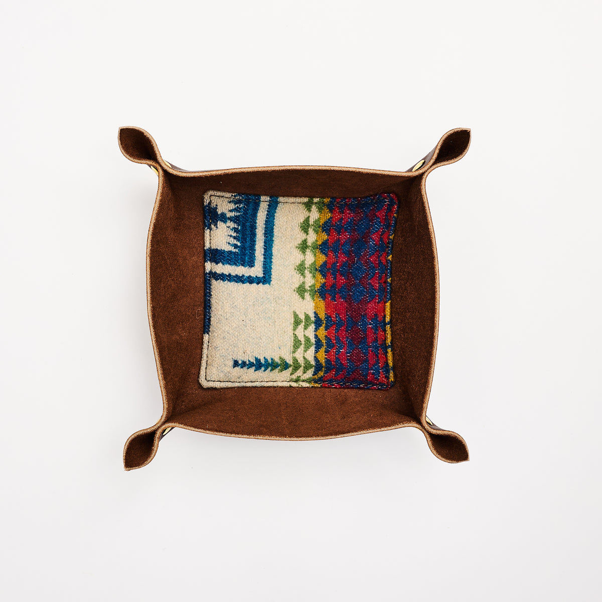 The Scrappy Catchall in Chestnut on a white background at Addison West