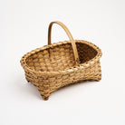 Vermont Small Pear Basket o a white background at Addison West