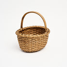 Vermont Oval Gathering Basket on a white background at Addison West