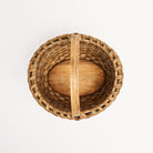 Vermont Oval Gathering Basket on a white background at Addison West
