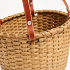 Vermont Wooden Bottom Purse Basket on a white background at Addison West