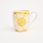 Stephanie Verdun Barrel Mug in Yellow on a white background at Addison West