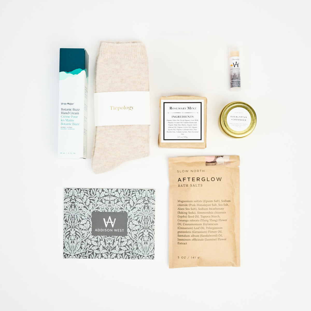 Cozy Up Gift Box on a white background at Addison West