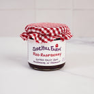 Sidehill Farm Red Raspberry Jam on a kitchen counter at Addison West