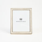 8" x 10" Cream Shagreen Picture Frame on a white background at Addison West