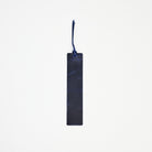 Genuine Leather Bookmark in Blue on a white background at Addison West