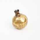 Large Antique Gold Pomegranate on a white background at Addison West