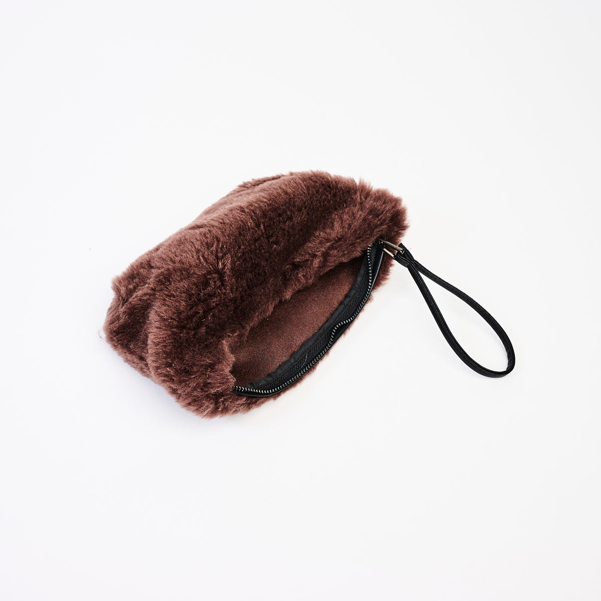 Nelly Bag in Coffee Bean on a white background at Addison West