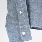 Warren Windsor Button Down in Blue Stripe on a white background at Addison West