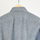 Warren Windsor Button Down in Blue Stripe on a white background at Addison West