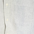 Warren Windsor Button Down in White Stripe on a white background at Addison West