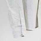 Warren Windsor Button Down in White Stripe on a white background at Addison West