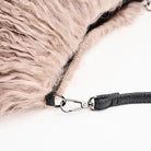 Jasmin Muff Bag in Stucco Sand on a white background at Addison West