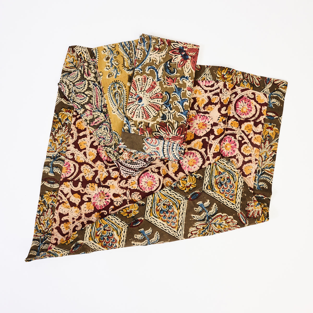 Vermont Handmade Napkins in Autumn Moods on a white background at Addison West
