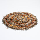 Pheasant Feather Placemat on a white background at Addison West
