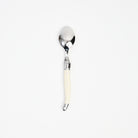 Laguiole Coffee Spoon in Ivory on a white background at Addison West
