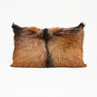 Goat Fur Pillow Lumbar Throw Pillow on a white background at Addison West