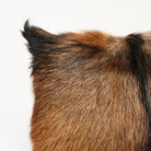 Goat Fur Pillow Lumbar Throw Pillow on a white background at Addison West