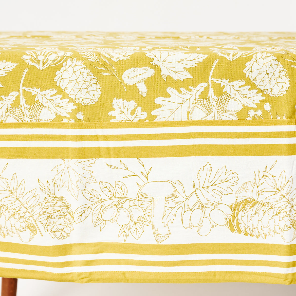 Fallscape Tablecloth, 60" x 90" on a white background at Addison West