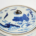 Blue & White Landscape Ginger Jar on a white background at Addison West