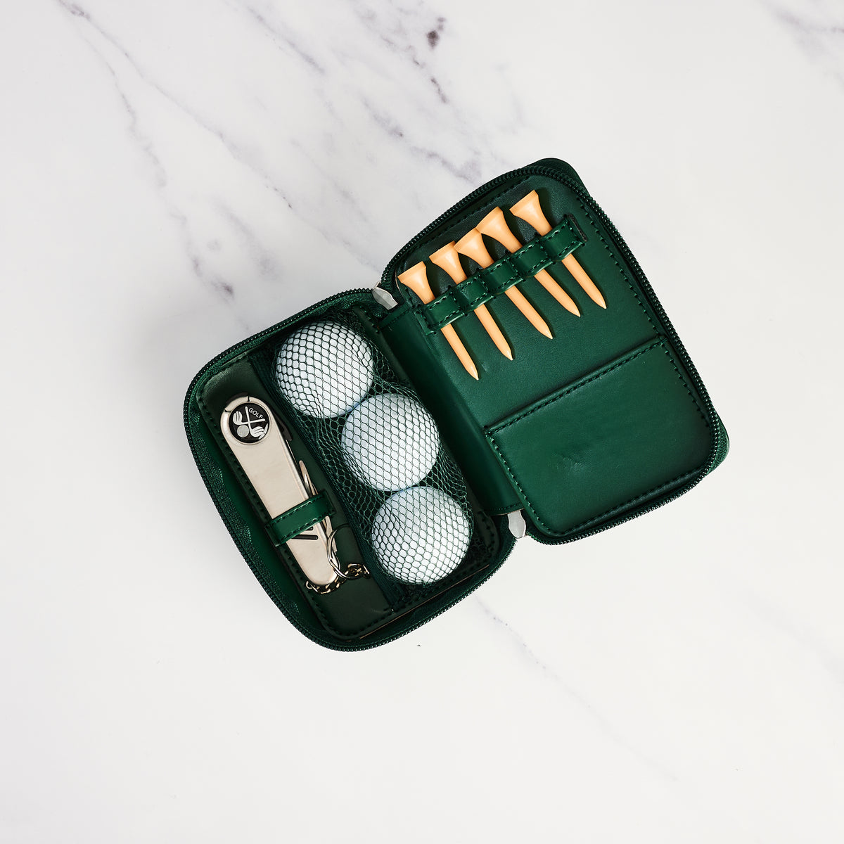 Leather Golf Set on a white background at Addison West