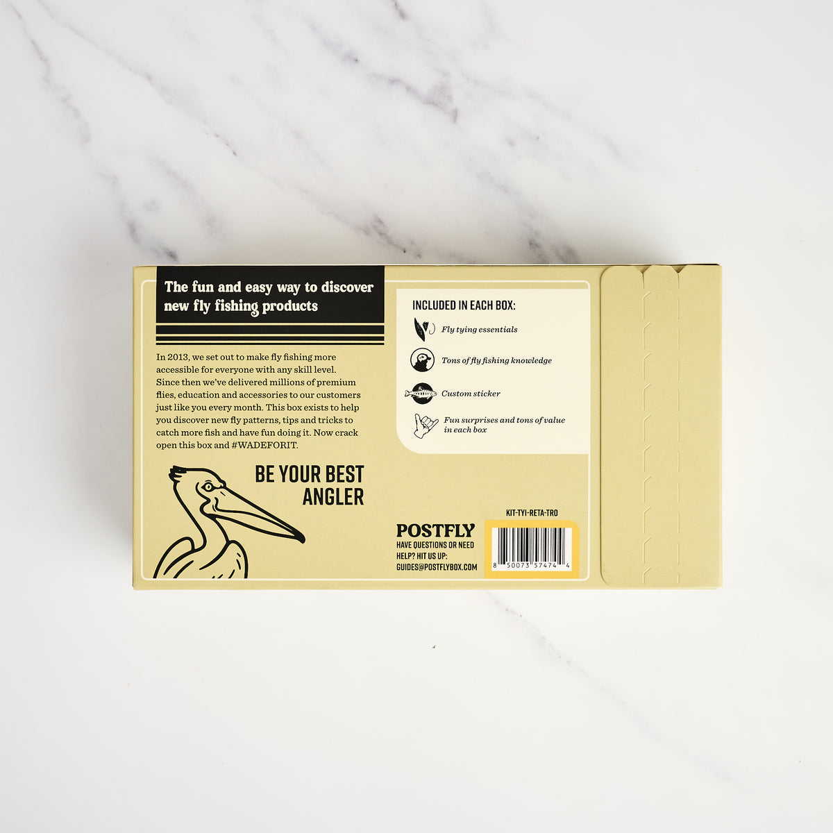 Trout Fly Tying Kit on a white background at Addison West