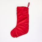 Ski Hand Hooked Stocking on a white background at Addison West