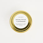 Eucalyptus + Lavender Mini Soy Candle on a white background at Addison West