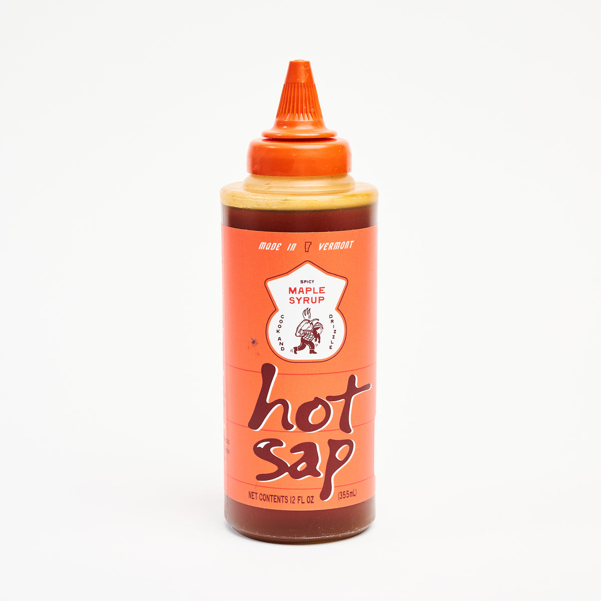 Hot Sap Spicy Maple Syrup on a white background at Addison West